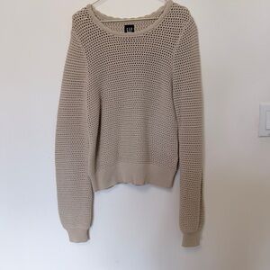GAP Women's Beige Knit Sweater